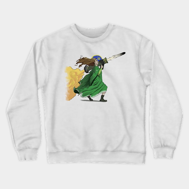 St. Javelin, Protector of Ukraine Crewneck Sweatshirt by guest34wpqy34vk128y9o58do